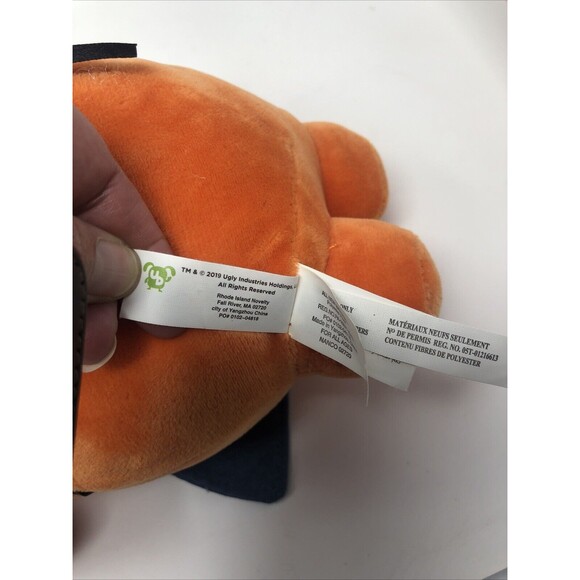 2019 UGLY DOLLS Wage Plush Orange Stuffed Animal Beanie 14 Inch - Picture 6 of 7